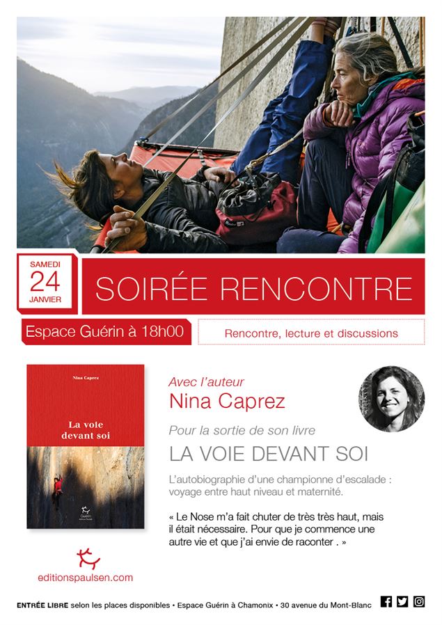 Rencontre lecture dédicace avec Nina Caprez_Chamonix-Mont-Blanc
