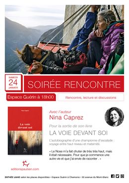 Rencontre lecture dédicace avec Nina Caprez_Chamonix-Mont-Blanc