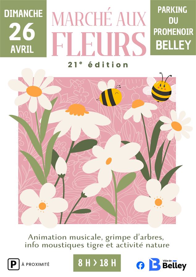 Marché aux fleurs_Belley - Ville de Belley