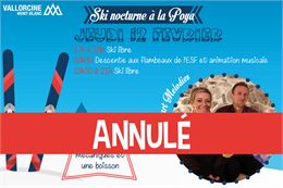 Les nocturnes de ski à la Poya_Vallorcine