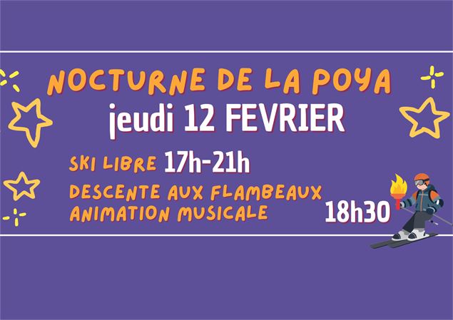 Les nocturnes de ski à la Poya_Vallorcine - vallorcine