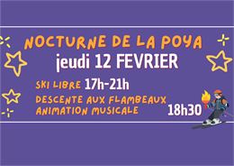 Les nocturnes de ski à la Poya_Vallorcine - vallorcine
