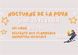 Les nocturnes de ski à la Poya_Vallorcine - vallorcine