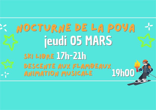 Les nocturnes de ski à la Poya_Vallorcine - vallorcine