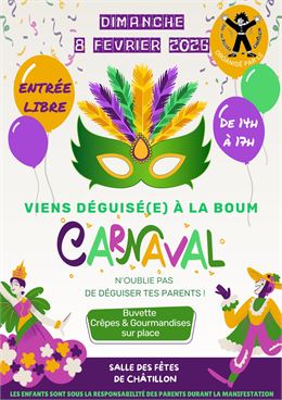 Boum de Carnaval à Valserhône - sou des écoles de Châtillon