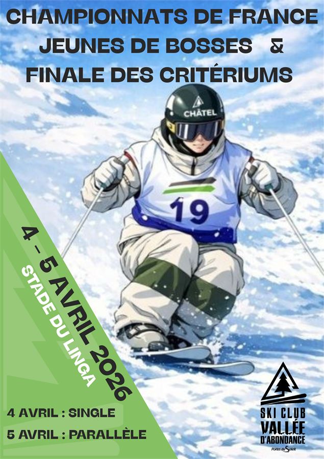 Championnats de France jeunes  - bosses single - Ski Club Vallée d'Abondance