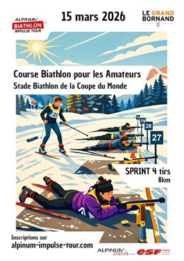 affiche de la course Alpinum Biathlon Impulse Tour - Alpinum