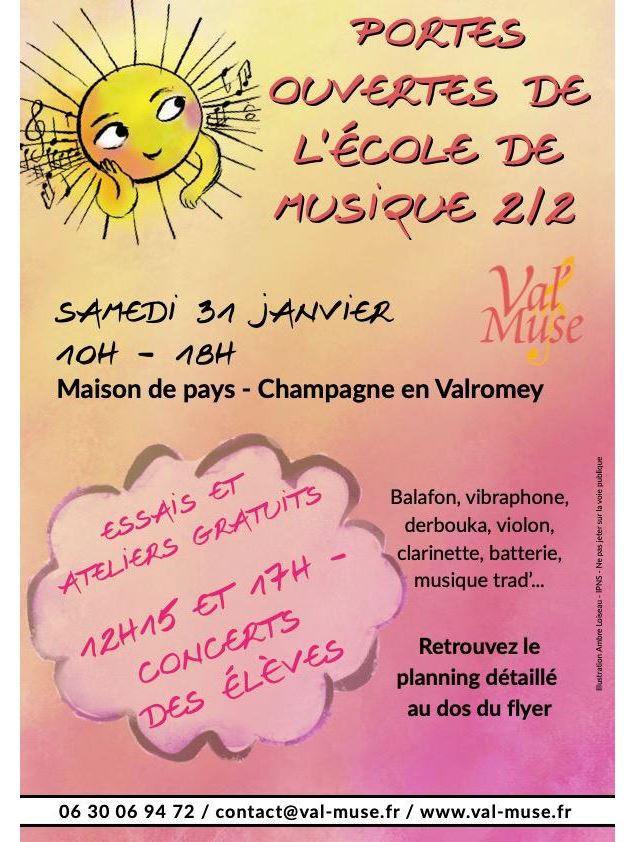 Portes ouvertes de l'école de musique Val'Muse_Champagne-en-Valromey - Val'Muse