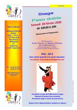 Stage de Paso doble_Valserhône - Allez on danse