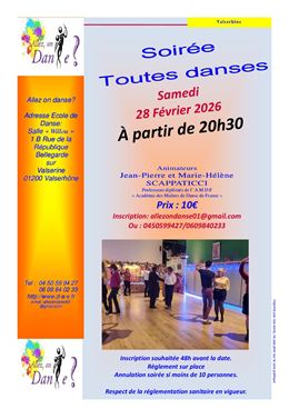 Soirée toutes danses_Valserhône - Allez on danse