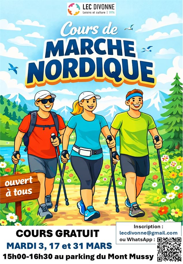Marche nordique 2026 - LEC Divonne