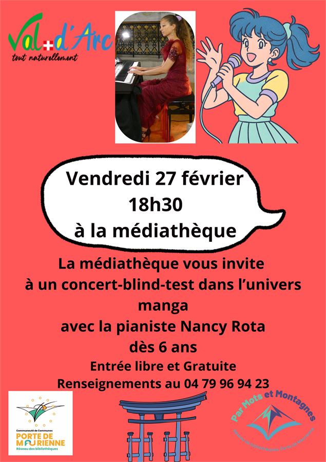 Affiche décrivant l'animation - mediathèque