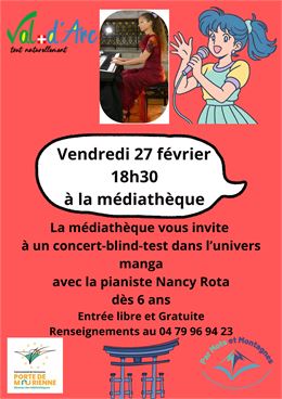 Affiche décrivant l'animation - mediathèque