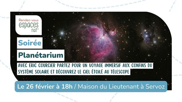 Soirée astronomie et planétarium_Servoz