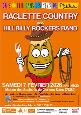 Soirée caritative raclette & country
