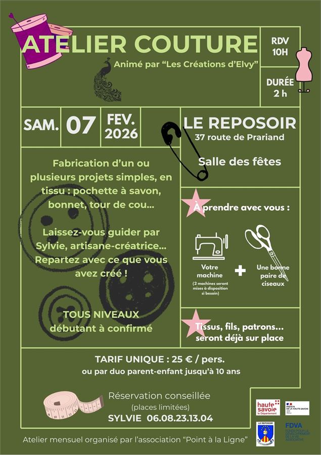 Atelier couture - Marine Ruty