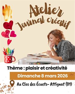 Atelier journal créatif : plaisir et créativité - Danielle Dubois