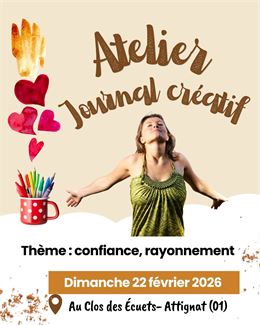 Atelier journal créatif : confiance et rayonnement - Danielle Dubois