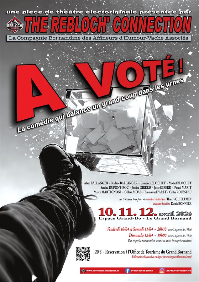 affiche du spectacle The Rebloch Connection : A voté - The Rebloch Connection