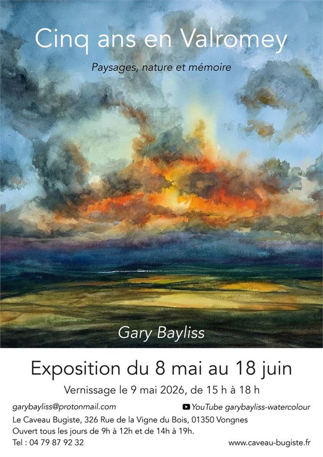 Exposition de Gary Bayliss_Vongnes - Caveau Bugiste