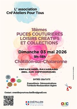 18e Puces Couturières - Créa'teliers Pour Tous