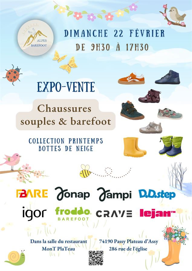 Expo-vente des chaussures barefoot_Passy
