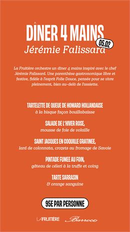 Dîner 4 mains - Jérémie Falissard_Chamonix-Mont-Blanc