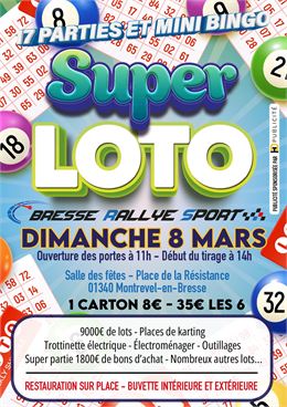 loto bresse rallye sport - hd publicite