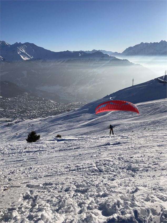 Vol et Ski Verbier_Val de Bagnes