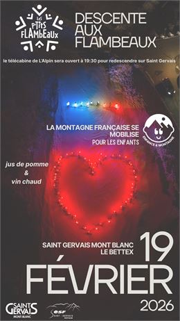 Les p'tits flambeaux - ESF Saint-Gervais Mont-Blanc_Saint-Gervais-les-Bains