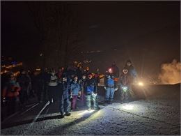 Randonnée raquettes sous les étoiles.