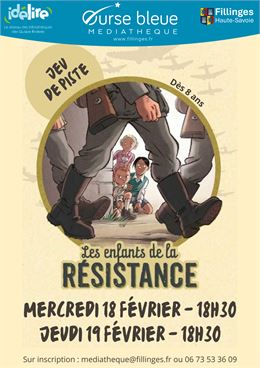 Jeu de piste « Les enfants de la résistance »_Fillinges - Service communication Mairie de Fillinges