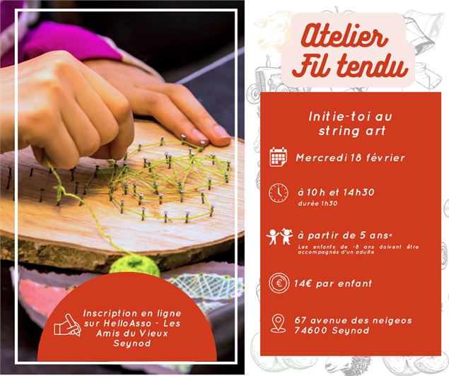 Atelier : Fil tendu_Annecy - Les Amis du Vieux Seynod