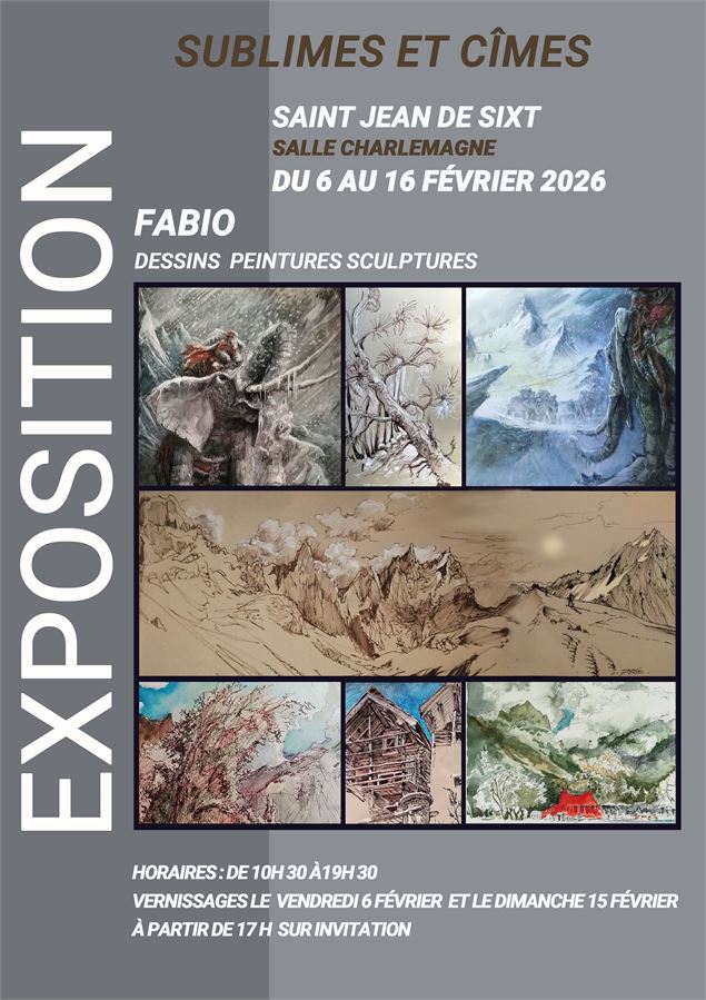 panel d'oeuvres de l'artiste - Fabien dussolliet