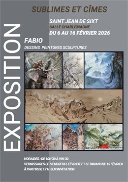 panel d'oeuvres de l'artiste - Fabien dussolliet