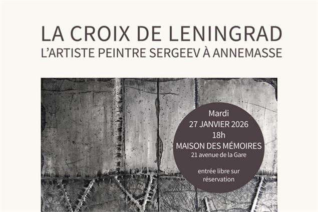 Conférence : La Croix de Leningrad x Sergeev_Annemasse