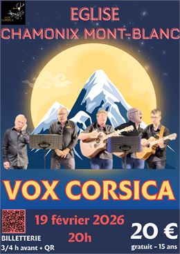 Concert Chamonix VOX CORSICA