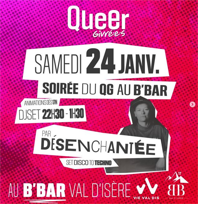affiche de l'évènement - Collectif Queer Givré.e.s
