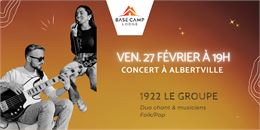 Concert live avec Le Groupe 1922_Albertville