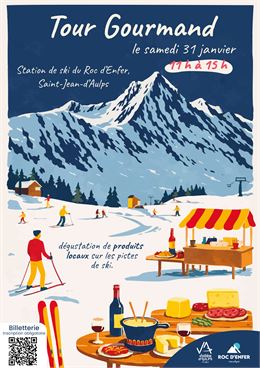 Dégustations de produits locaux sur les pistes de ski du Tour du Roc d'Enfer. - Vallée d'Aulps Touri