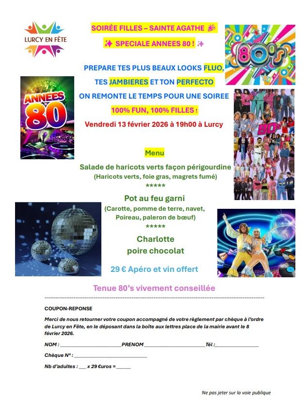 Soirée filles - Sainte Agathe_Lurcy