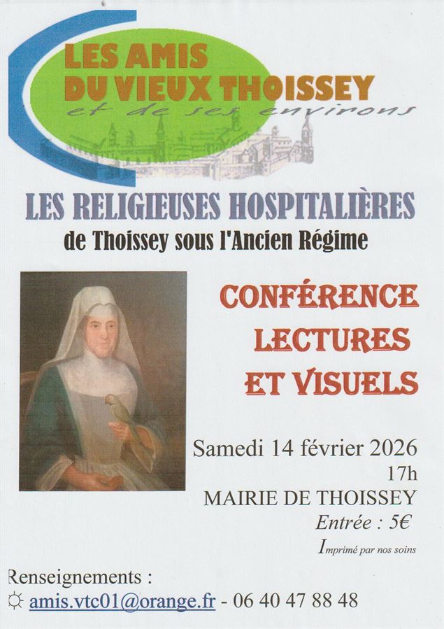 Conférence : Les soeurs hospitalières de Thoissey sous l'ancien régime._Thoissey