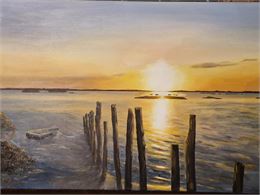 Coucher de soleil - Isabelle Daimez