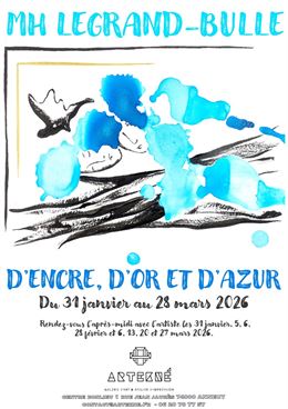 Exposition : d'encre, d'or et d'azur - Artekné