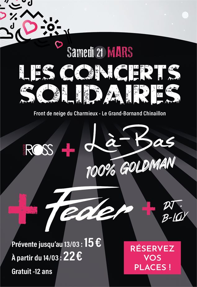 Glisse en Cœur : Feder, Là-Bas, DJ B-Loy et DJ Olivier Ross en concerts solidaires_Le Grand-Bornand 