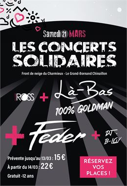 Glisse en Cœur : Feder, Là-Bas, DJ B-Loy et DJ Olivier Ross en concerts solidaires_Le Grand-Bornand 