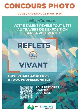 Affiche Reflets du Vivant - Communauté de Communes Haute Tarentaise