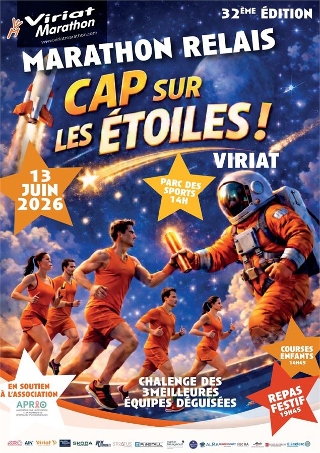 Affiche 2026 - ©Viriat Marathon
