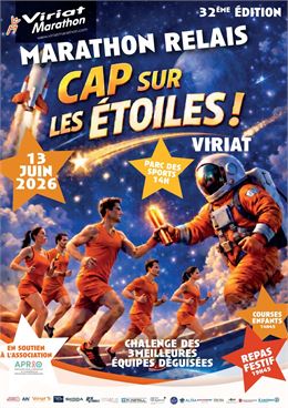 Affiche 2026 - ©Viriat Marathon