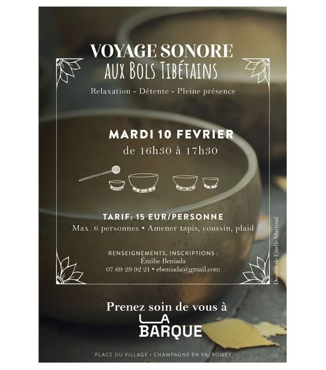 Voyage sonore aux bols tibétains_Champagne-en-Valromey - La Barque